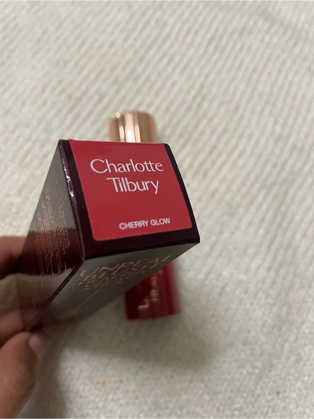 Charlotte Tilbury Unreal Blush Healthy Glow Stick — cherry glow
